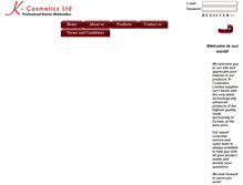 Tablet Screenshot of k-cosmetics.com